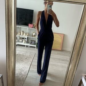 Navy jumpsuit size small